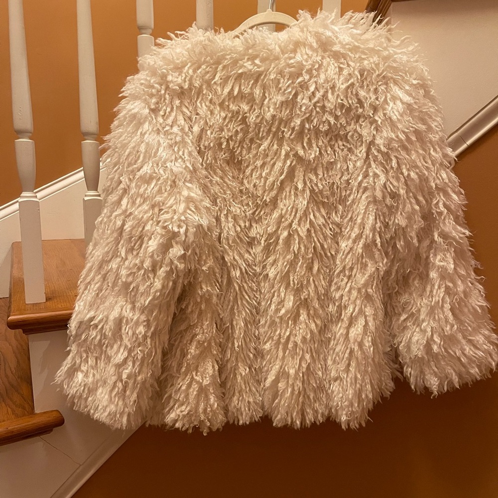 Anthropologie NWT Sz XS shaggy faux fur jacket; top-rated & sold out @anthro - Picture 5 of 16